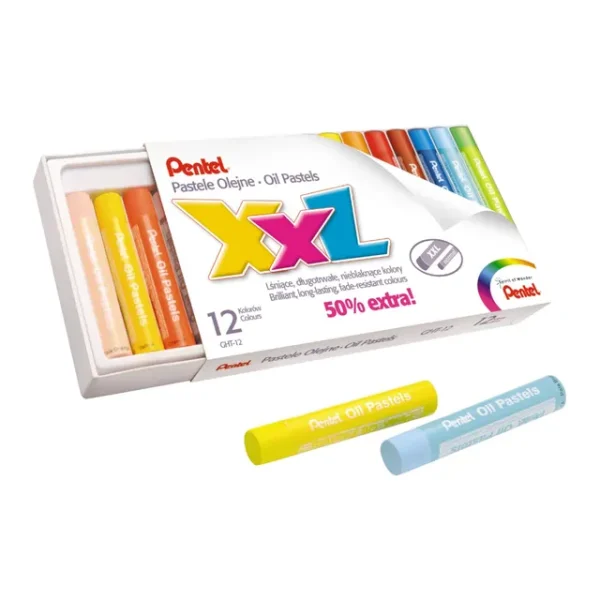 Oil Pastel Pentel XXL Box of 12